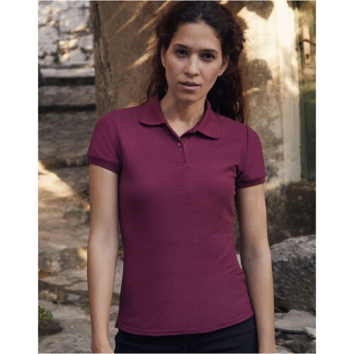 Fruit Of The Loom (Heather Grey, M) Lady-Fit 65/35 Polo 1