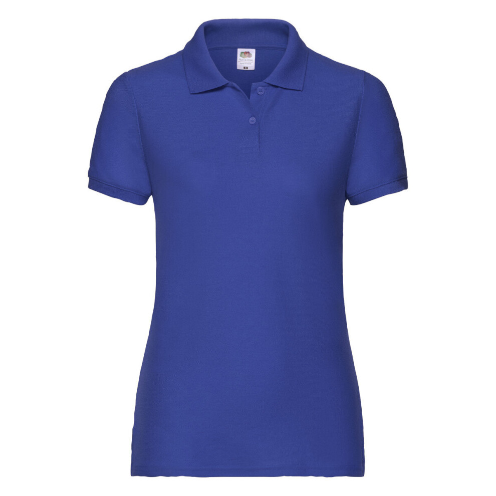 Fruit Of The Loom (Royal, 2XL) Lady-Fit 65/35 Polo Blue