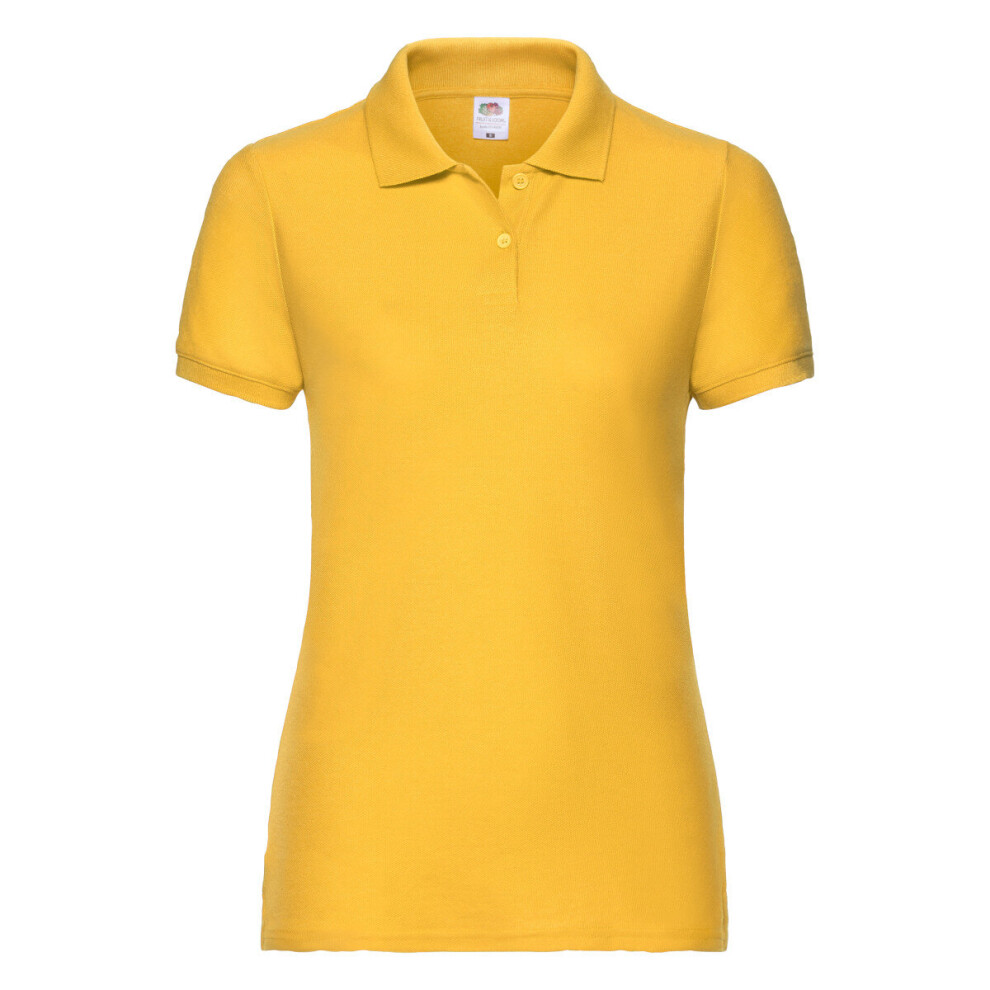 (Sunflower, XS) Lady-Fit 65/35 Polo