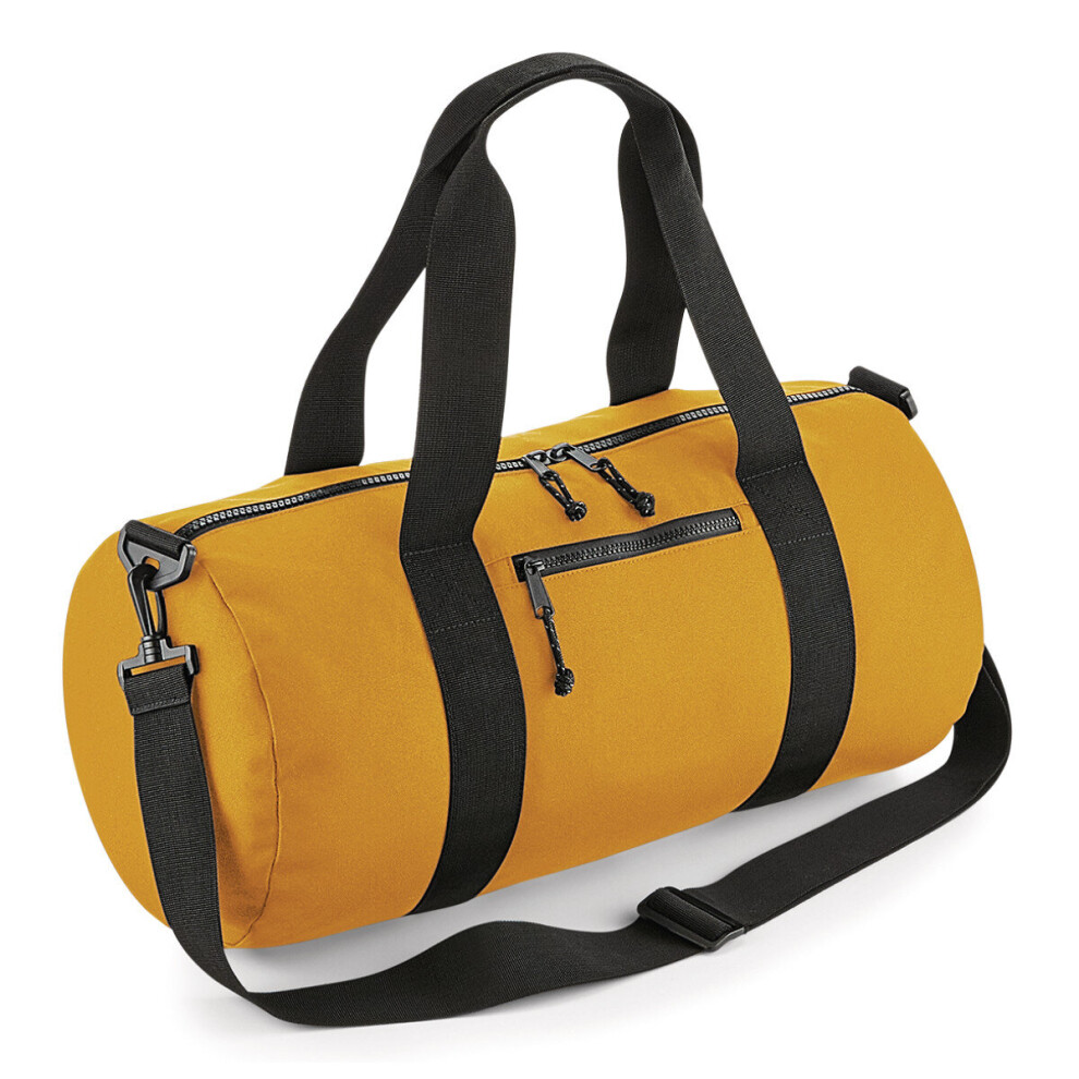 (Mustard) Bagbase Recycled Barrel Bag-image-OPC-P6DBWRZ-NEW