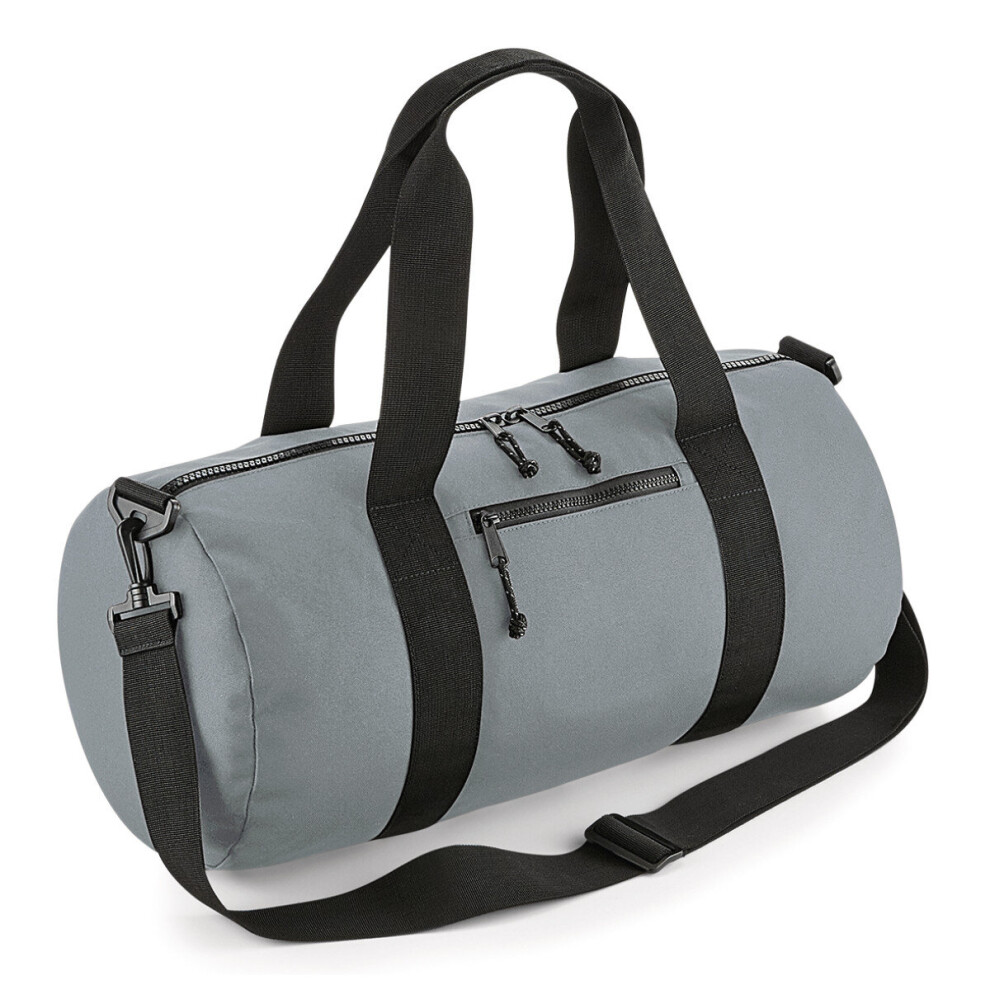 Bagbase (Pure ) Recycled Barrel Bag Grey