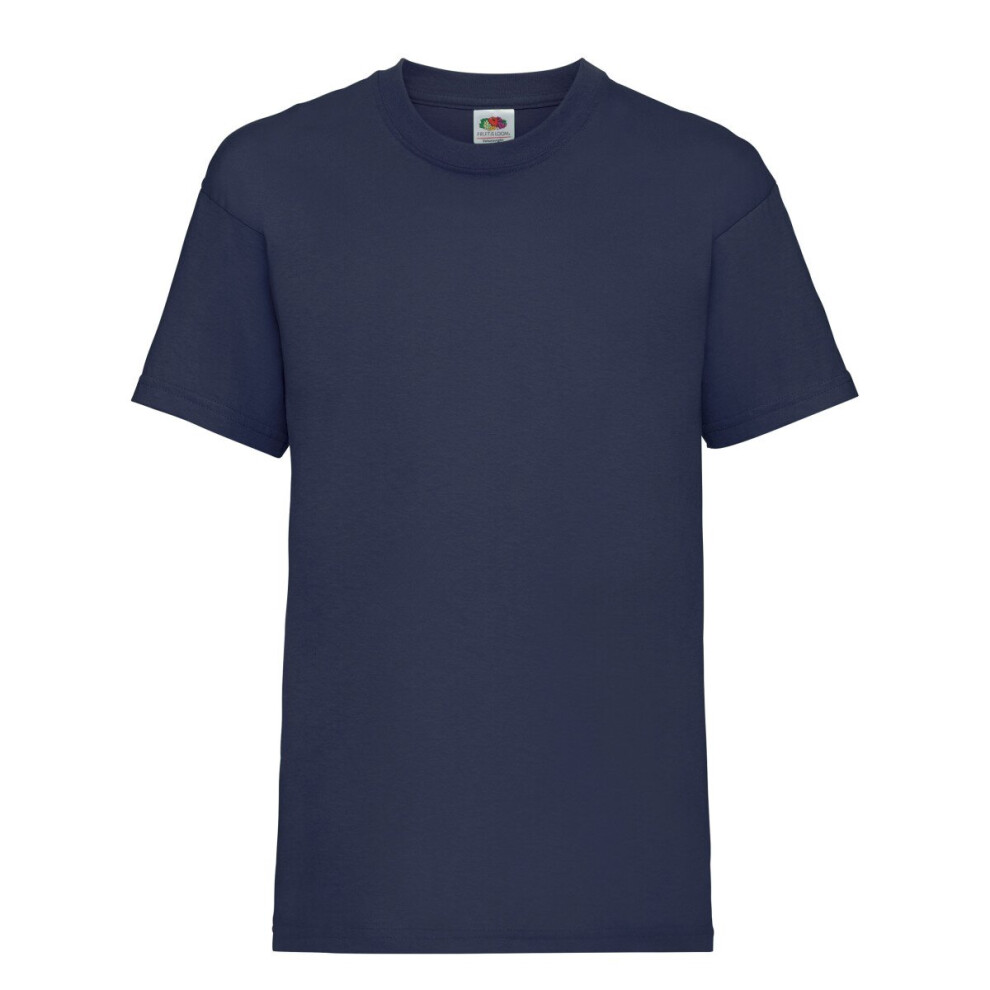 (Deep Navy, 05-Jun) Childrens Valueweight T-Shirt