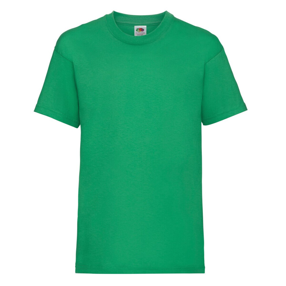 Fruit Of The Loom (Kelly Green, 07-Aug) Childrens Valueweight T-Shirt