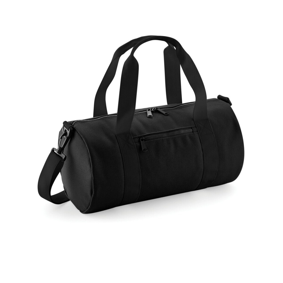 (Black/Black) Bagbase Mini Barrel Bag