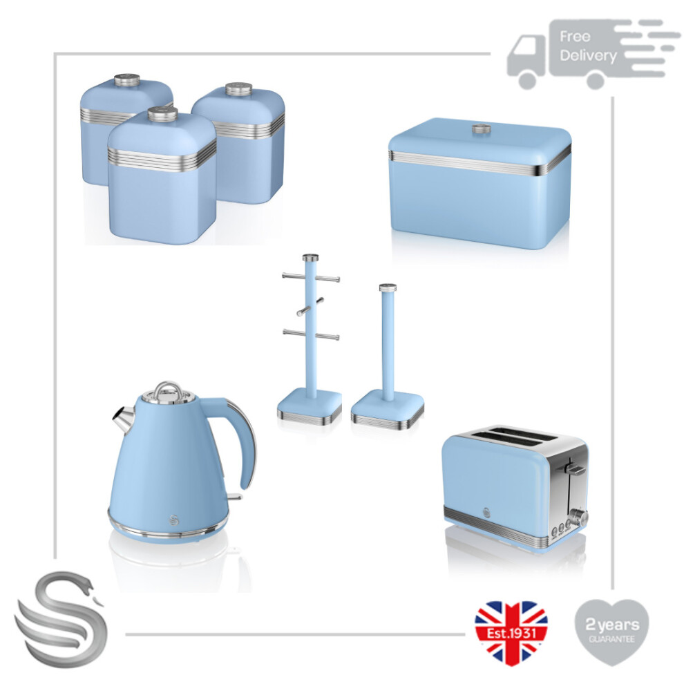 (Blue) Swan Retro Kitchen Set