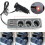 3 Way Multi Car Cigarette Socket Lighter Splitter Charger Power Adapter USB Port 1