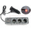 3 Way Multi Car Cigarette Socket Lighter Splitter Charger Power Adapter USB Port 8