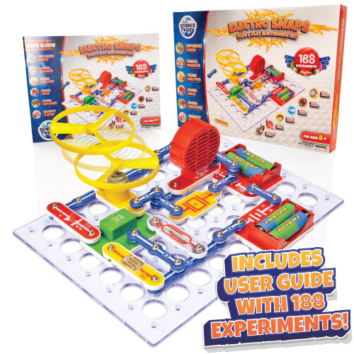 Science Kidz Electro Snaps Electronics Kit With 188 Experiments 1
