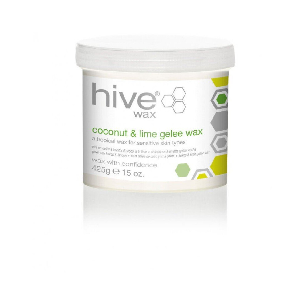 Hive Of Beauty Waxing Coconut Oil & Lime Gelee Sensitive Skin Wax Lotion 425G