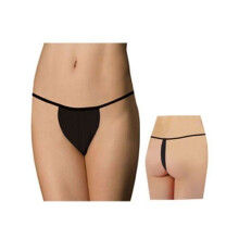 F602 - 1010 - Schwarzer Deo-Tanga