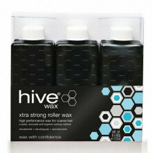 Hive Of Beauty Waxing Heißwachs-Roll-On & Haarentfernungskartuschen – Extra Stark x6