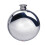 Sporran Flask Round Plain Design 6oz Screw Top Engravable Rounded Bottom 2
