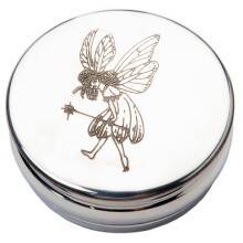 Girls Keepsake Fairy Box First Baby Curl First Tooth Christening Gift 5cm