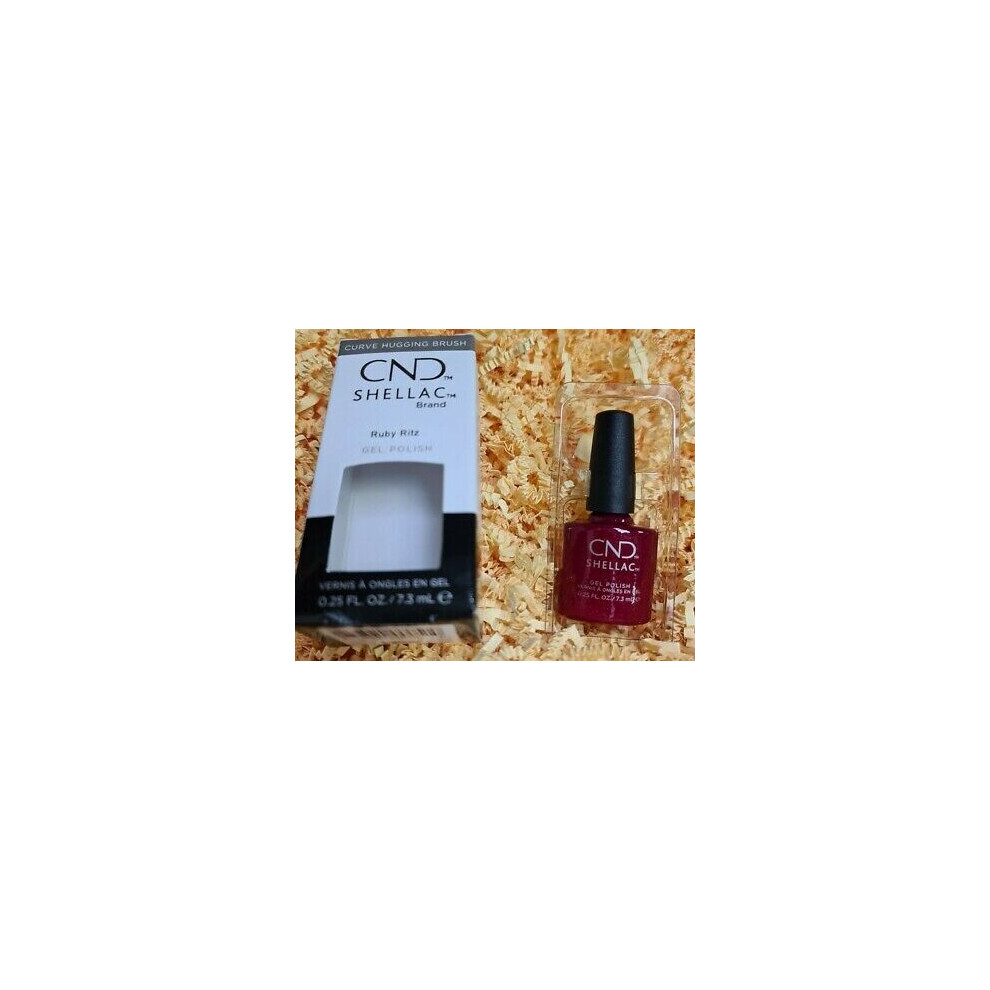 CND Shellac Gel Nail Polish, Ruby Ritz- 7.3ml