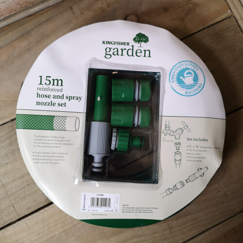 Kingfisher Micro Irrigation System 23m Automatic Garden Watering Drip Kit Greenhouse 71pc 1