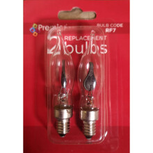 Premier 2 Replacement Screw-in Flickering Bulbs for Candle Bridges -230V 1.5W E10
