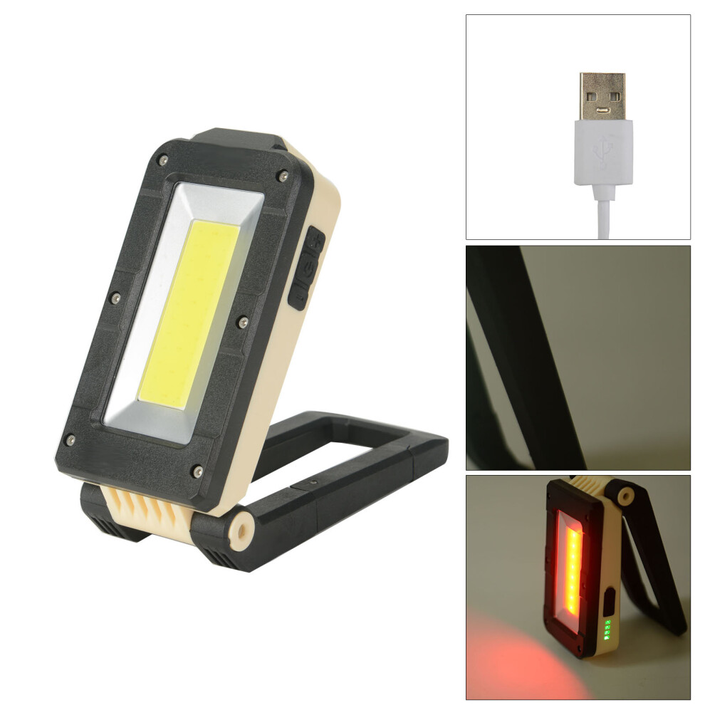 Cob Inspection Lamp Large Led Work Light Usb Rechargeable 613310325536