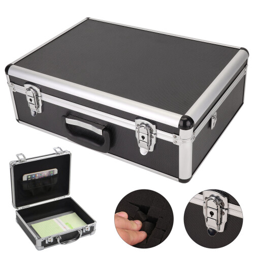 Large Aluminium Flight Hard Case Tool Box Carry Foam Storage Camera DJ