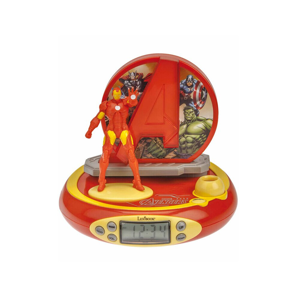 Marvel Avengers Radio Alarm Clock Projector