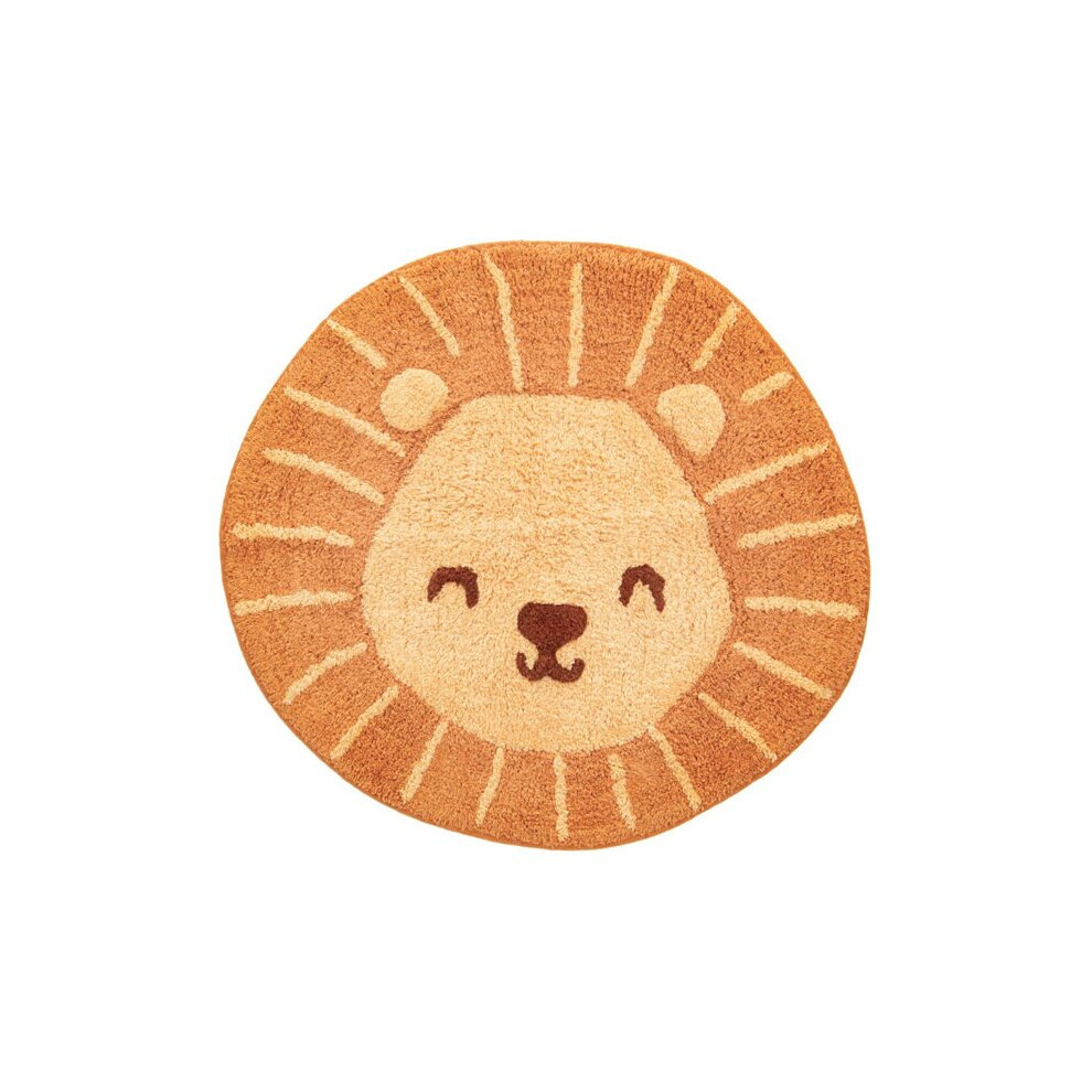 Lion Head Floor Rug