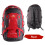 (Red) 60L Backpack Outdoor Travel Waterproof 1