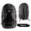 (Black) 60L Backpack Outdoor Travel Waterproof 1