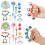 (Blue) Wooden Musical Rhythm Percussion Instruments Set 6