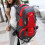 (Red) 60L Backpack Outdoor Travel Waterproof 2