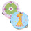 (Blue) Wooden Musical Rhythm Percussion Instruments Set 8