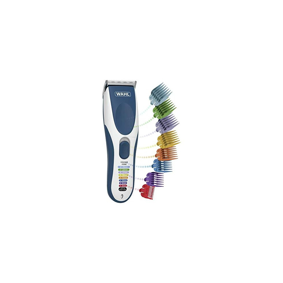 Wahl Hair Clippers for Men, Colour Pro Cordless Head Shaver Men's Hair Clippers with Colour Coded Clipper Guides