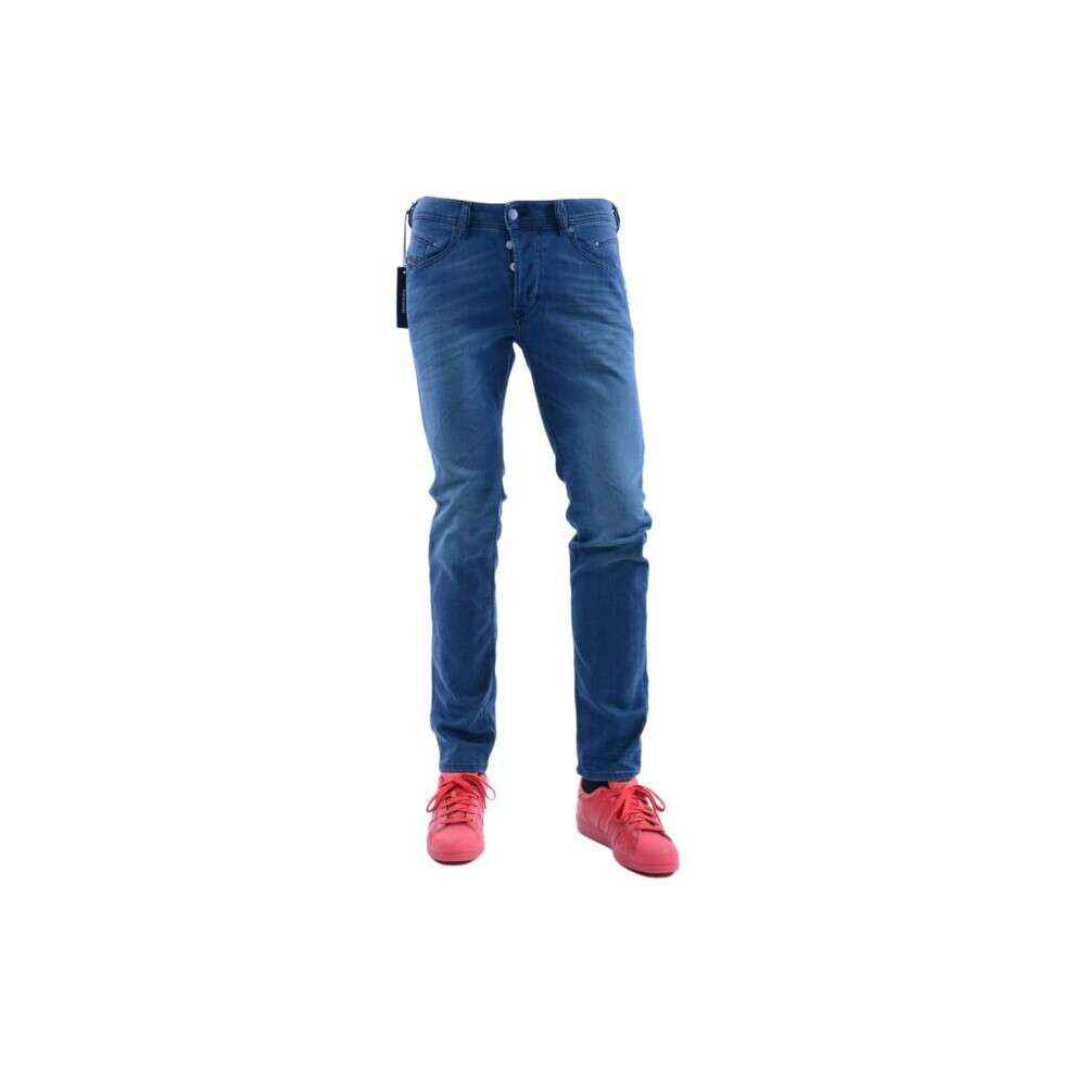 Diesel (W28 L32) Belther 0686A Mens Denim Jeans Regular Slim Blue