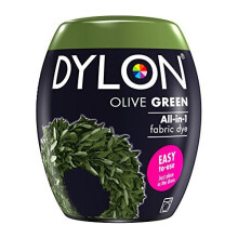 DYLON Washing Machine Fabric Dye Pod for Clothes & Soft Furnishings, 350g – Olive Green