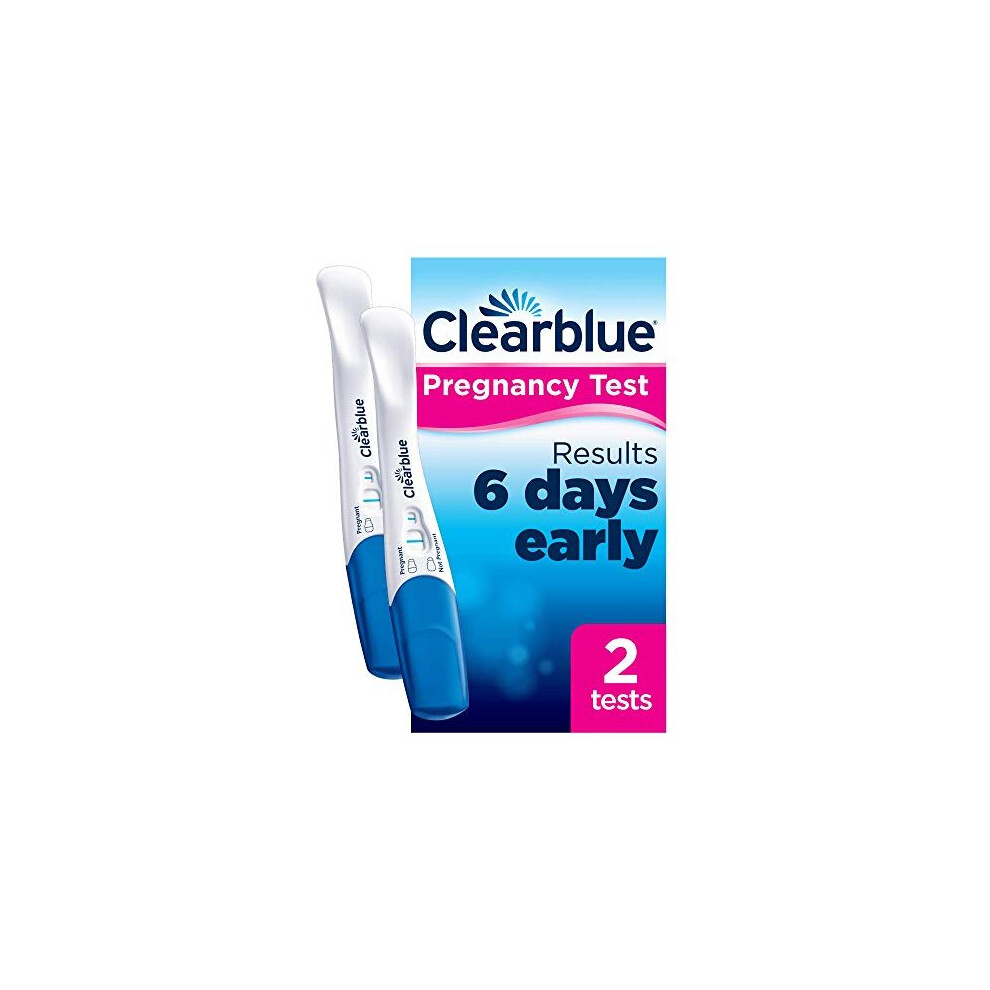 Clearblue Pregnancy Test - Ultra Early (10 mIU), Results 6 Days Early, 2 Tests