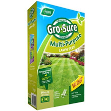 Gro-Sure Multi-Purpose Grass Lawn Seed, 50 m2, 1.5 kg