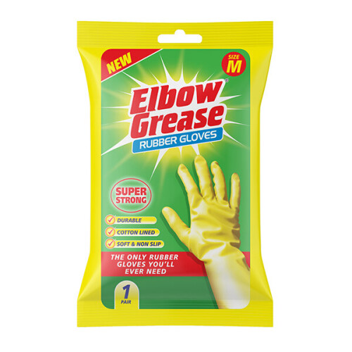 (LARGE) Ellenbogenfett Superstarke Gummihandschuhe