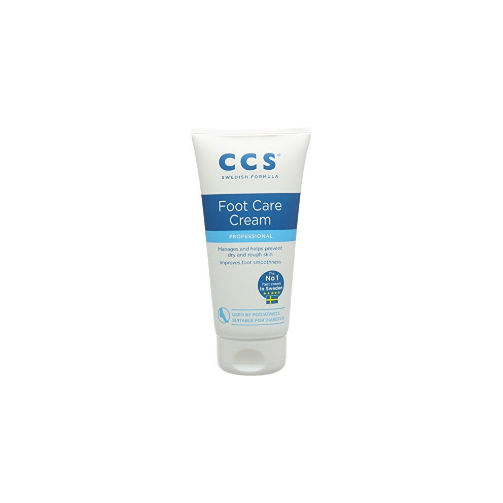 CCS Professional Foot Care Cream, 175 ml, 10 Percent Urea, Softens & Prevents Dry, Rough Skin