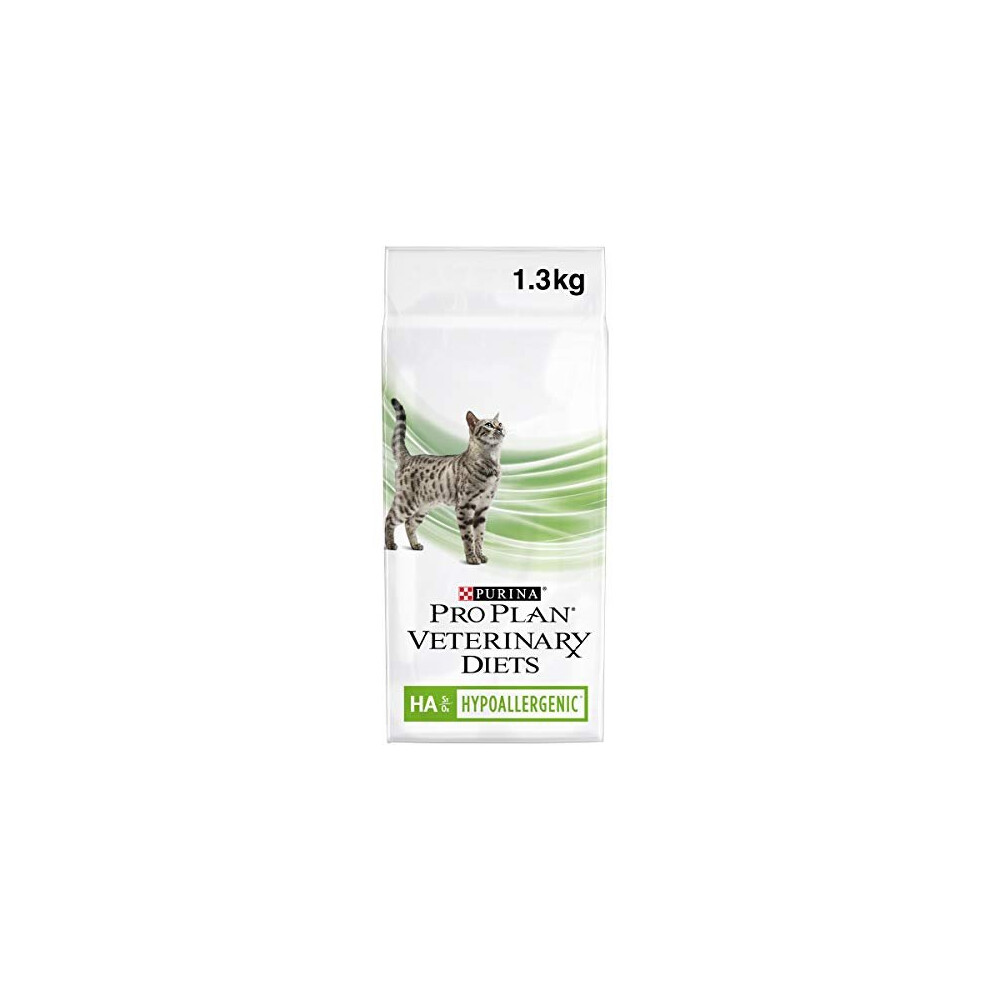 Purina Pro Plan Veterinary Diets Feline Ha Hypoallergenic Dry Cat Food 1.3Kg