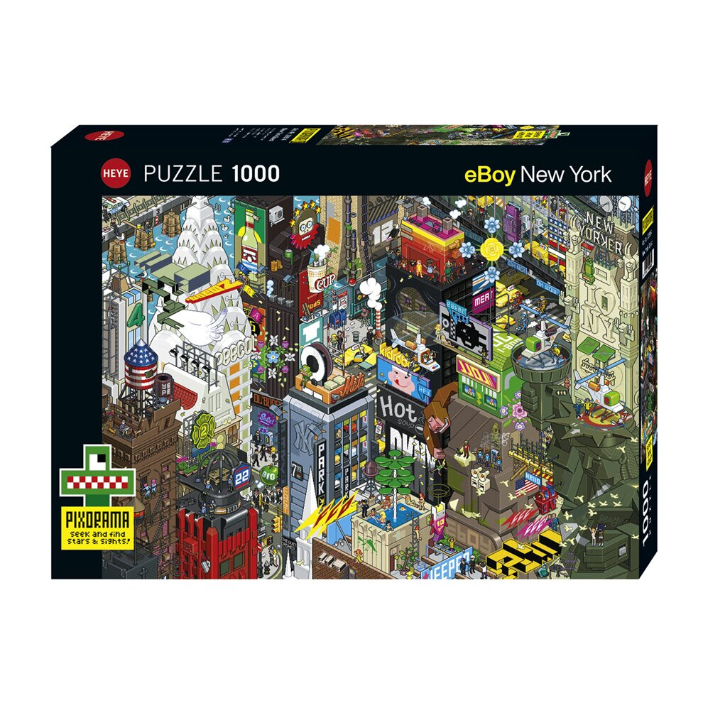 HY29914 - Heye Puzzles - 1000 Pc New York Quest (eBoy)