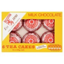 Tunnock's Milk Chocolate Tea Cakes 6 x 24g (12 x 6x45g)