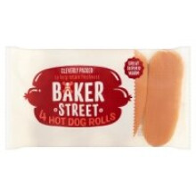 Baker Street Hot Dog Rolls (Pack of 4)
