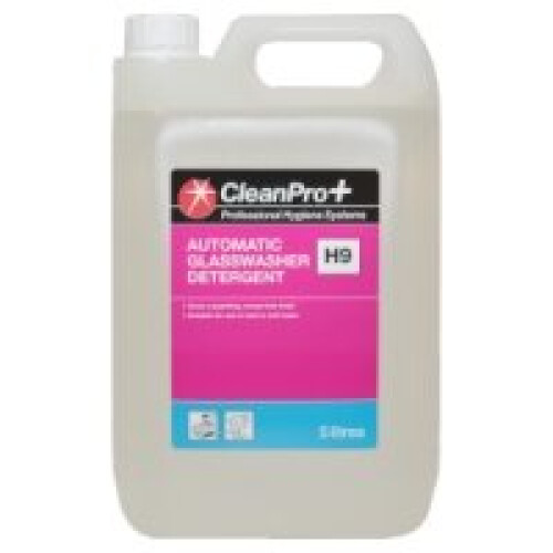 Clean Pro+ Automatic Glasswasher Detergent H9 5 Litres (5ltr)