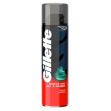 Gillette Classic Men's Shaving Gel Regular 200ml (6 x 200ml)