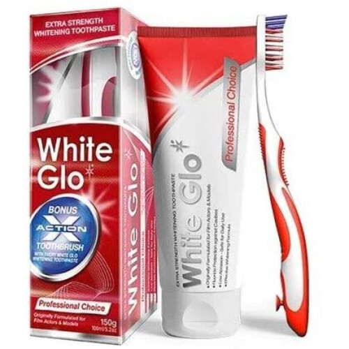 White Glo Professional Choice Whitening Toothpaste  100ml - 2 Packs 2