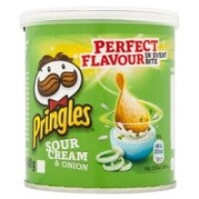 Pringles Sour Cream & Onion Crisps, 40g (12 x 40g)