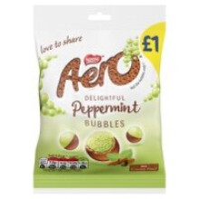 Nestle Aero Bubbles Peppermint Chocolate Sharing Bag 80g (12 x 85g)
