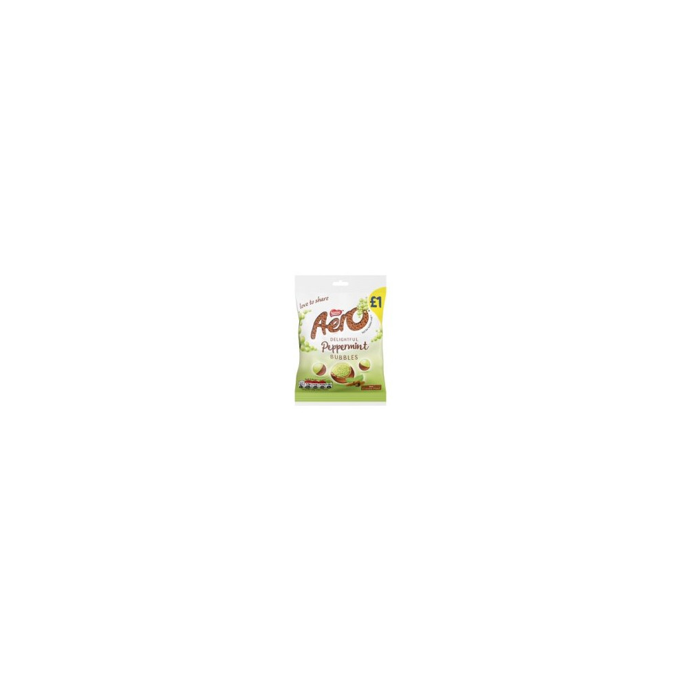 Nestle Aero Bubbles Peppermint Chocolate Sharing Bag 80G (12 X 85G)