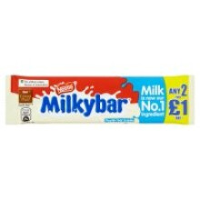 Nestle Milkybar White Chocolate Medium Bar 25g (40 x 25g)