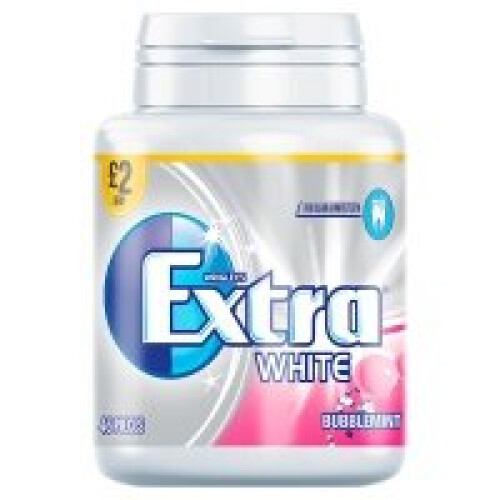 Wrigley's Extra White Bubblemint 46 Pieces 64g (6 x 46pce)