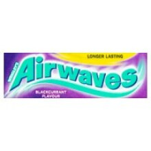 Wrigley's Airwaves Blackcurrant Flavour Sugarfree Chewing Gum 10 Pieces 14g (30 x 10pces)