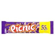 Cadbury Picnic 55p Chocolate Bar 48.4g (36 x 48.4g)